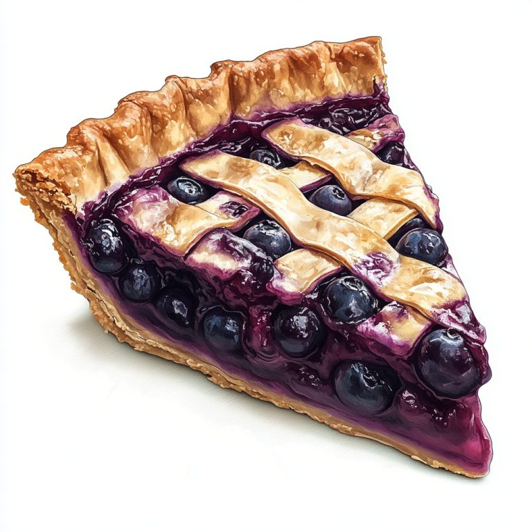 Clipart Blueberry Pie Slice