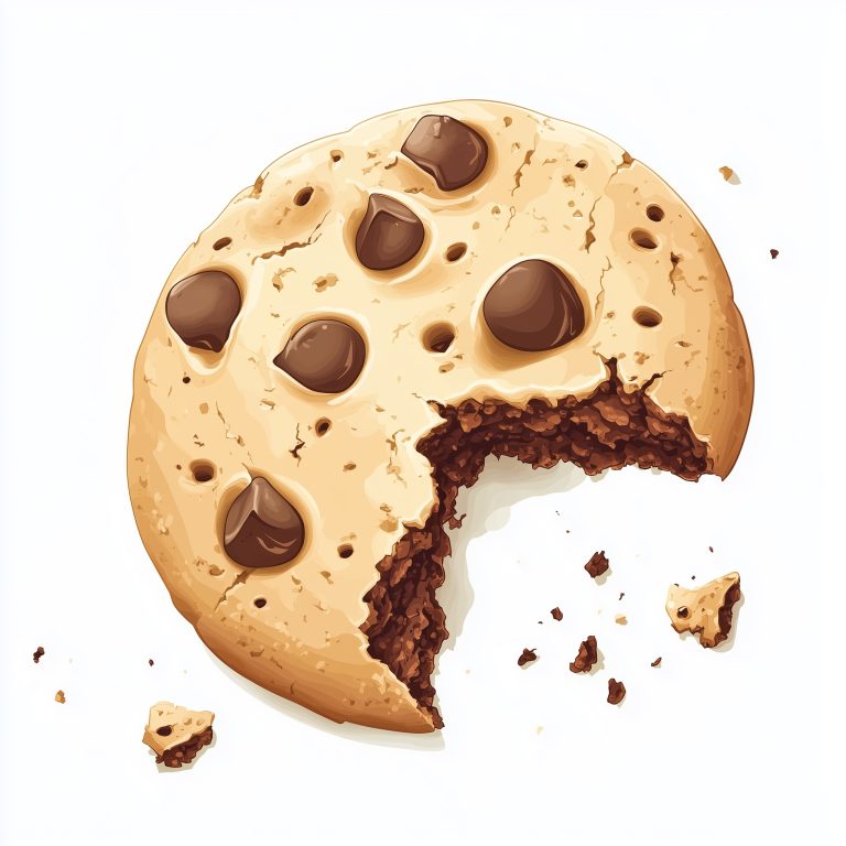 Clipart Cookie with Crumbs