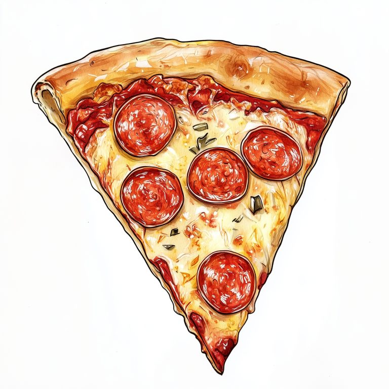 Clipart Pizza Slice Illustration