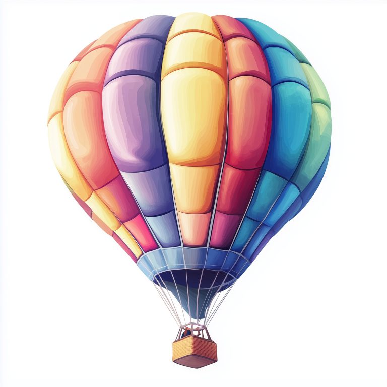 Colorful Aerostat in Cel Shading