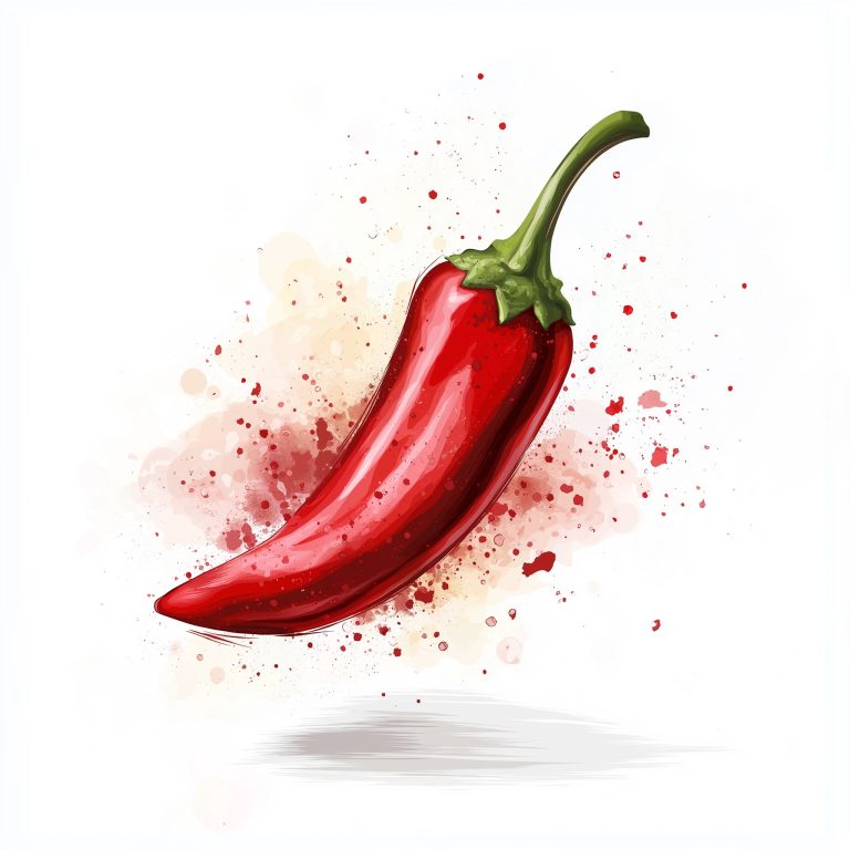 Colorful Chili Illustration