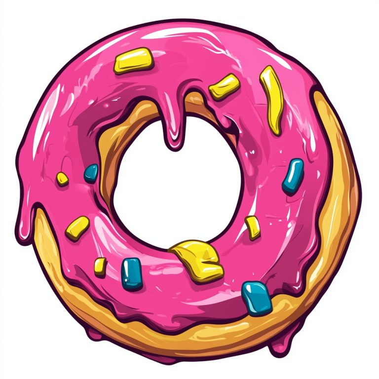 Colorful Donut Logo Design