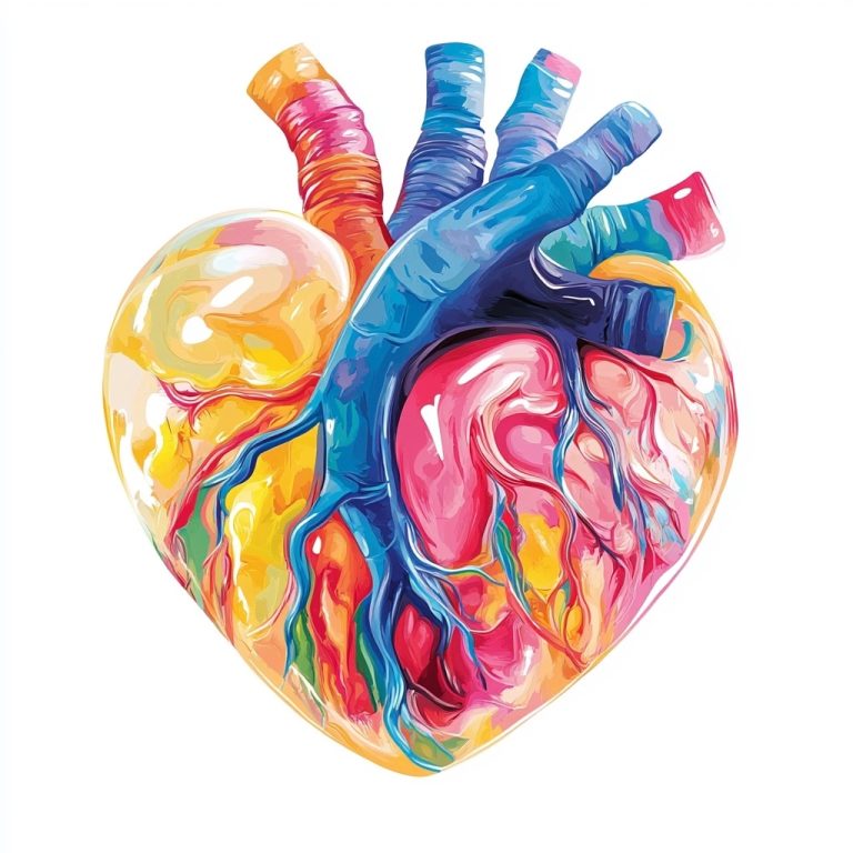 Colorful Heart Illustration