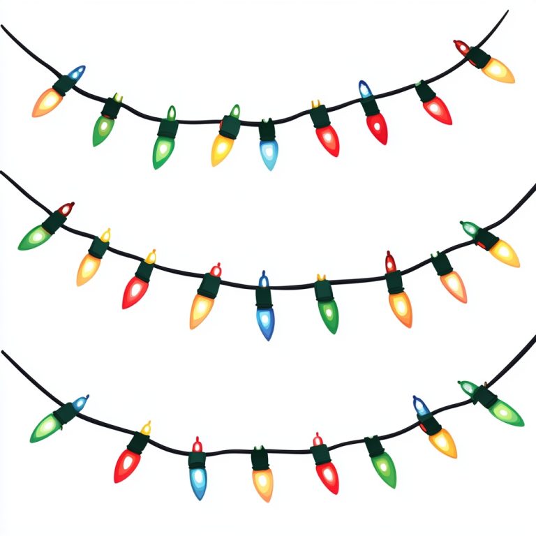 Colorful Pixar Christmas Lights