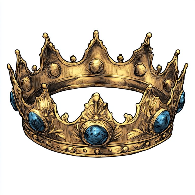 Comic Crown with Jewels