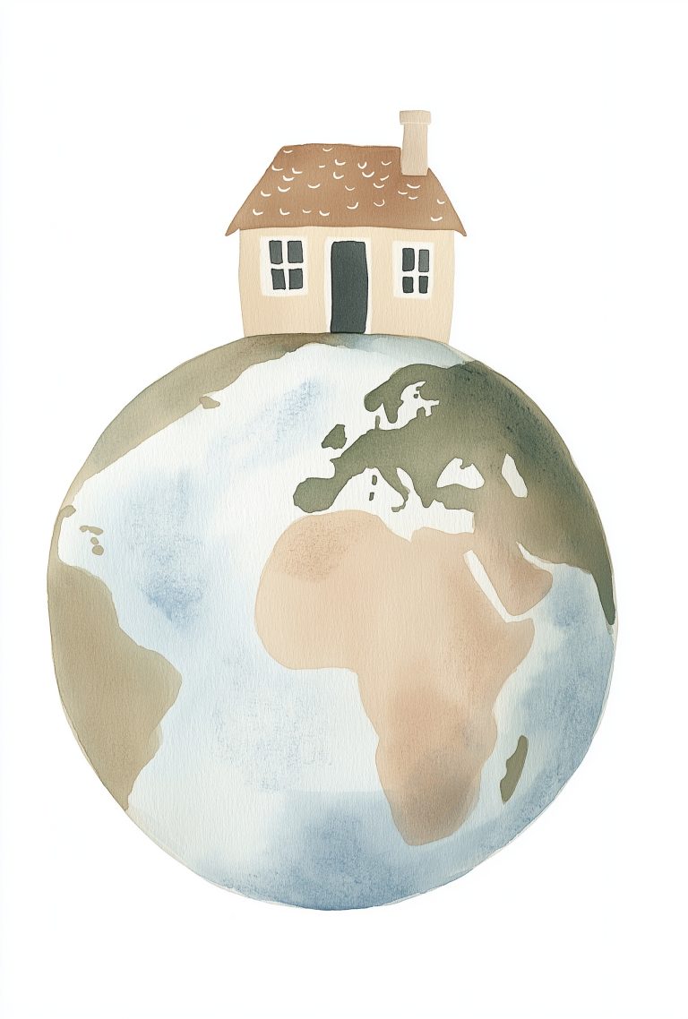 Cottage on Earth Illustration scaled