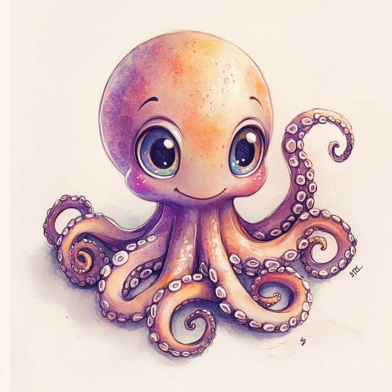 Create an Adorable Octopus Illustration