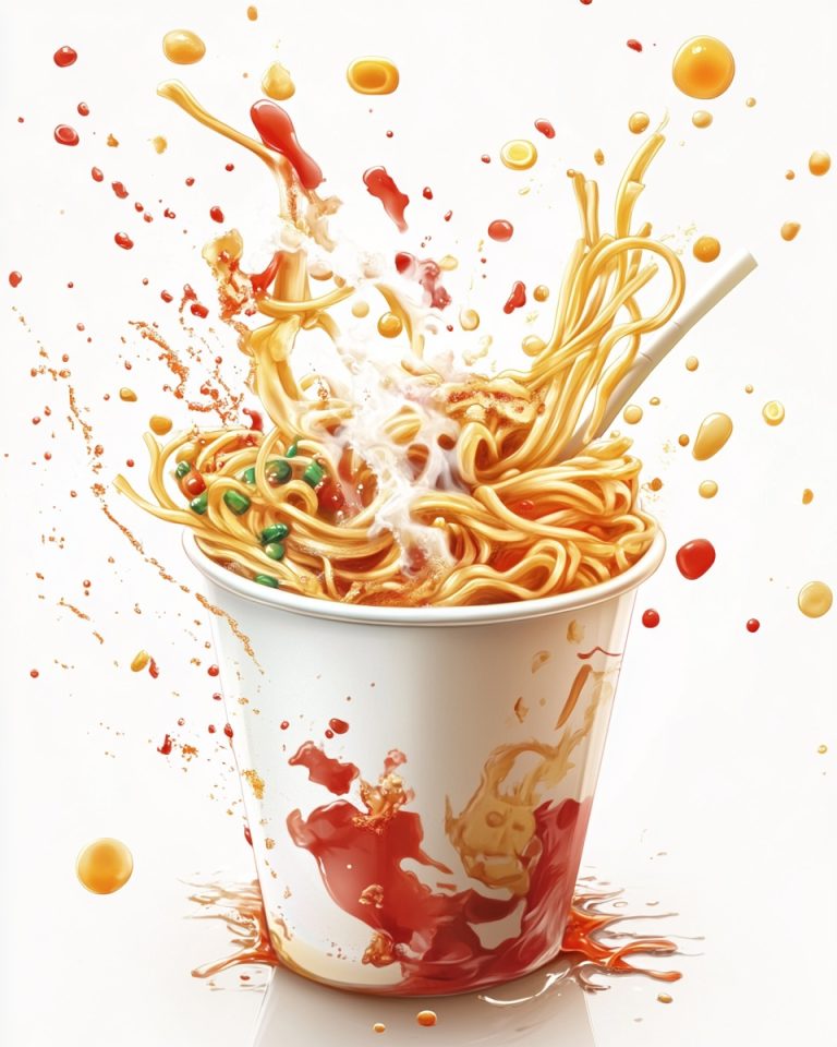 Cup Noodle Illustration