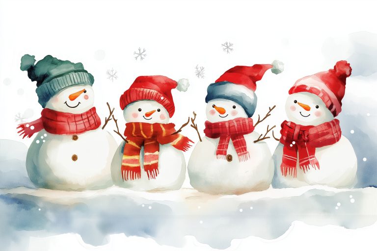 Cute Christmas Illustration scaled