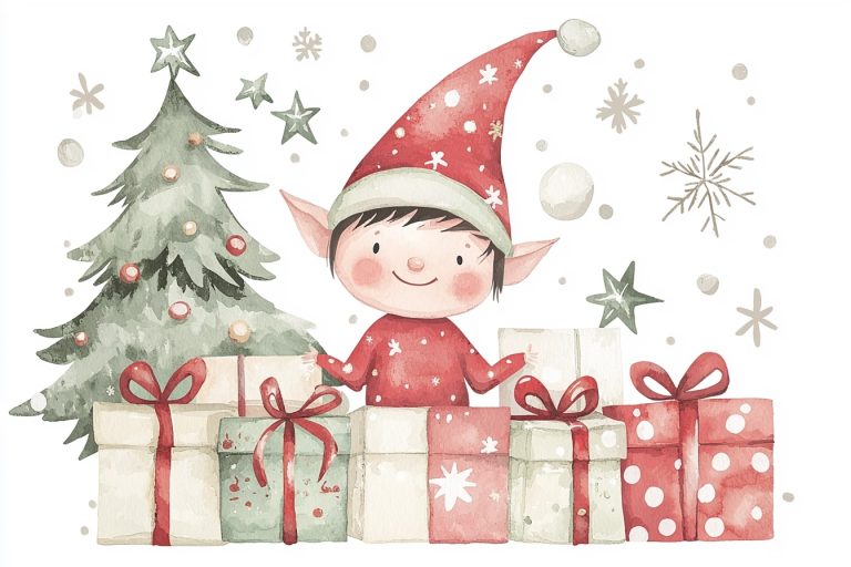 Cute Clipart Christmas Elf