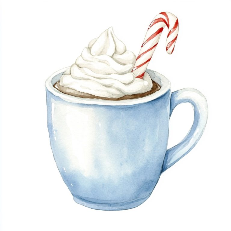 Cute Clipart Hot Chocolate Mug