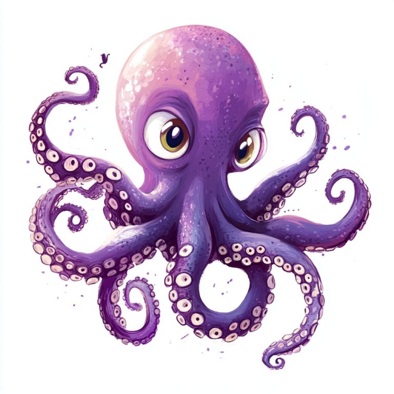 Cute Octopus Illustration