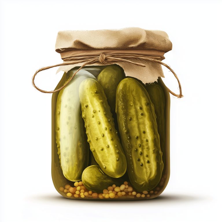 Cute Pickles Jar Cutout