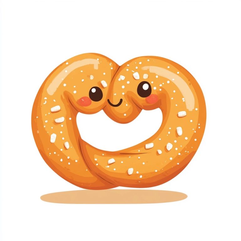 Cute Pretzel Illustration