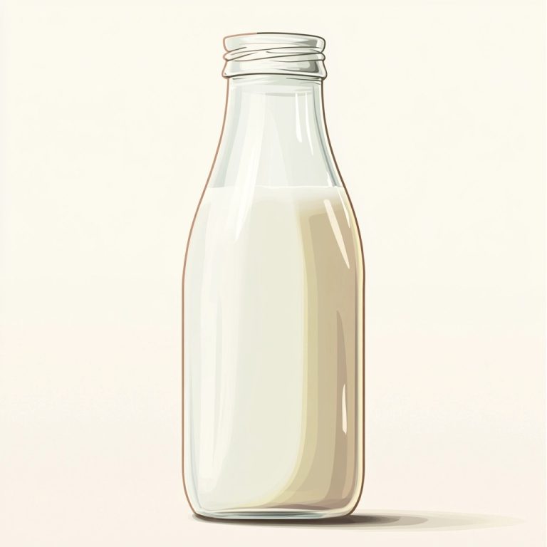 Digital Milk in Glass