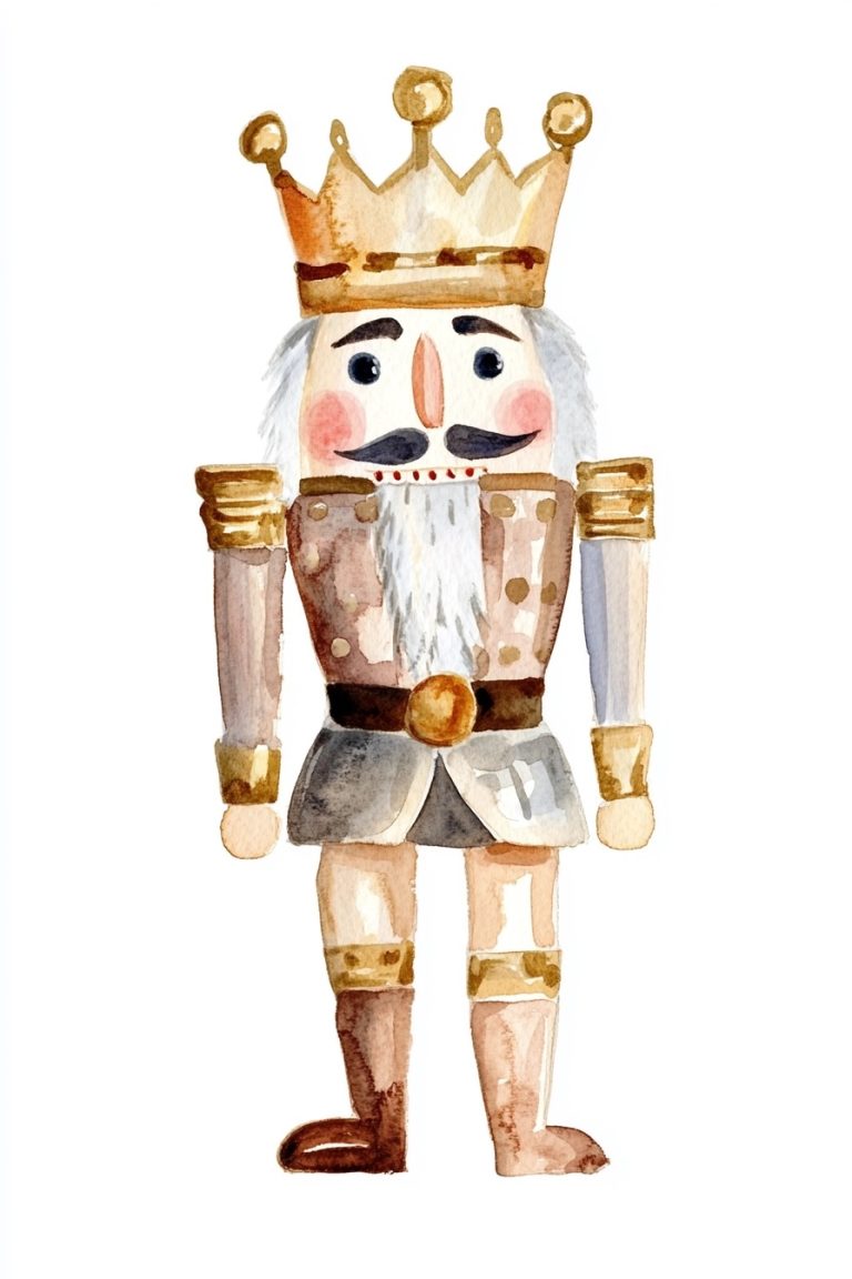 Dreamy Watercolor Nutcracker