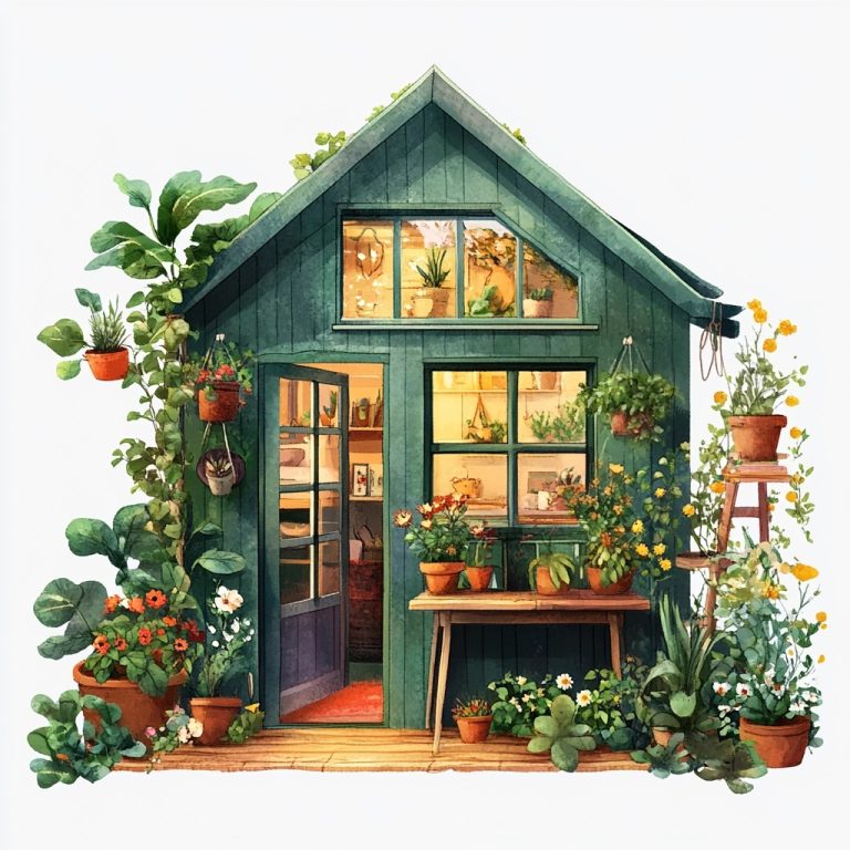 Eco Friendly Green House Art