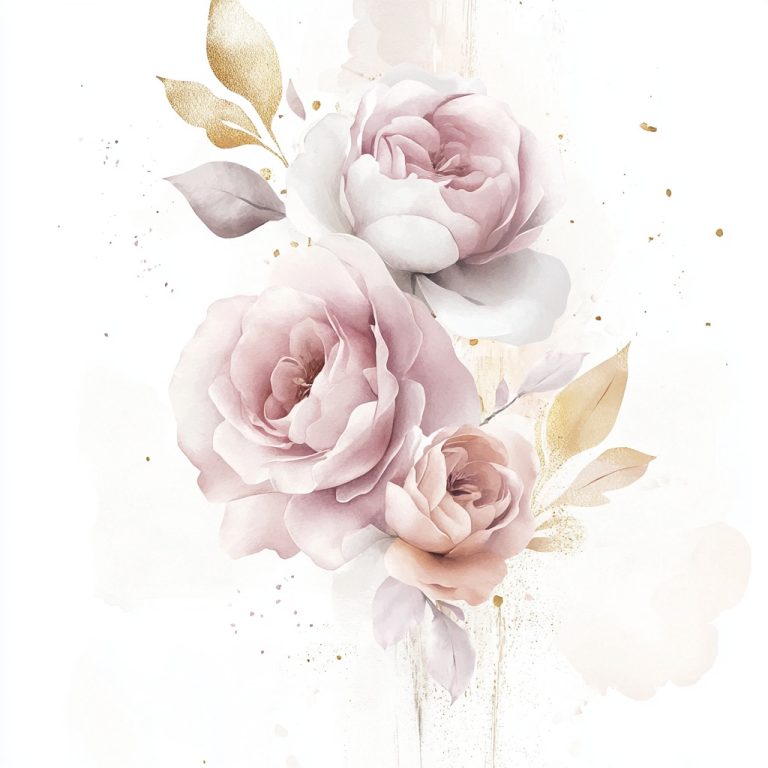 Elegant Floral Watercolor Design