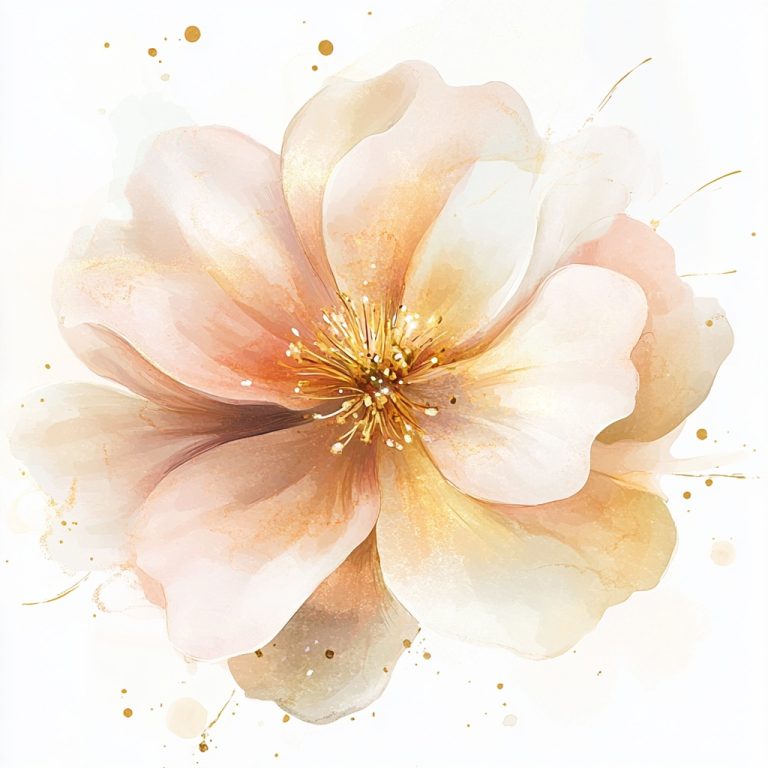 Elegant Watercolor Flower Design