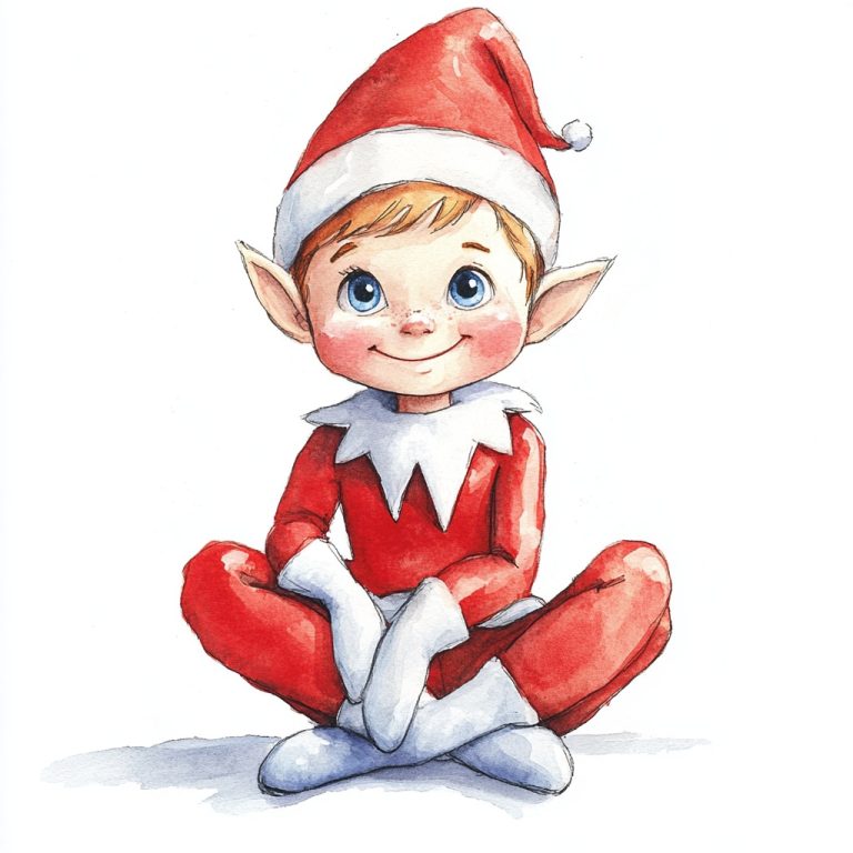 Elf on Shelf Clip Art 2