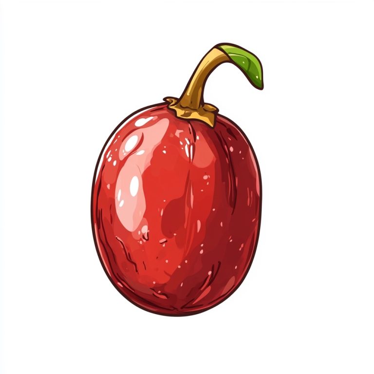 Emoji Red Jujube Design