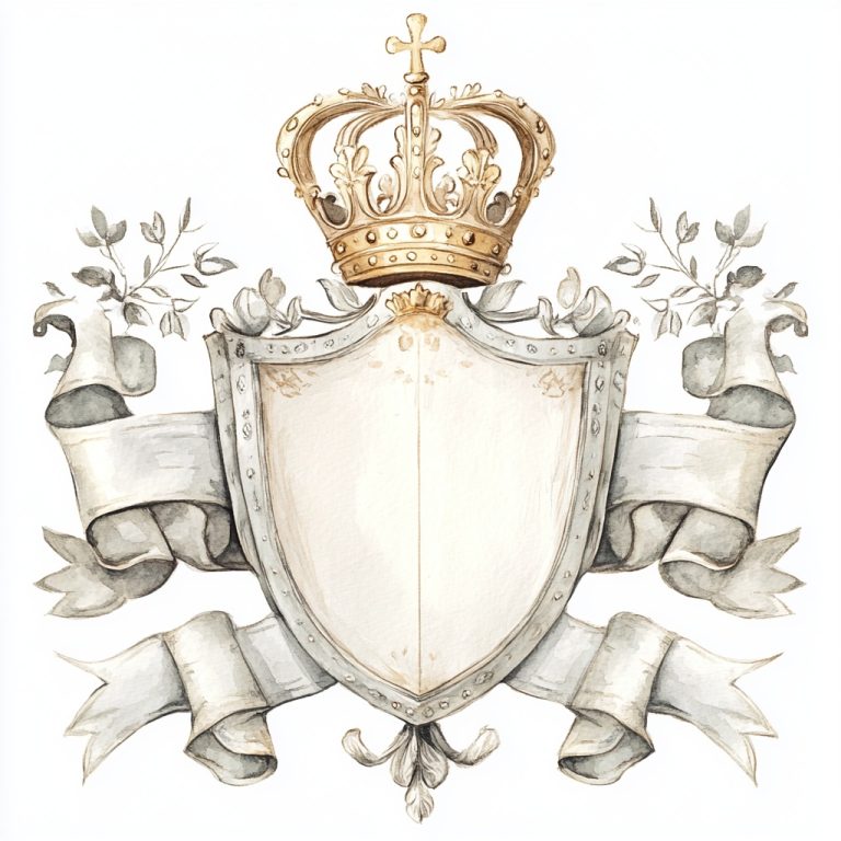 Empty Heraldic Coat of Arms