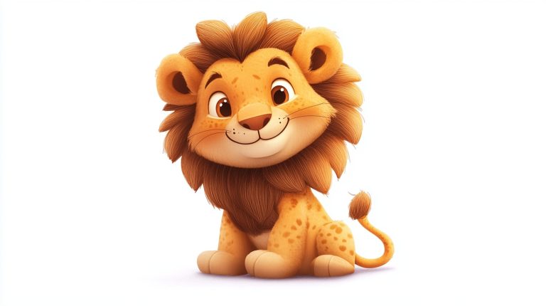 Fairy Tale Lion Character