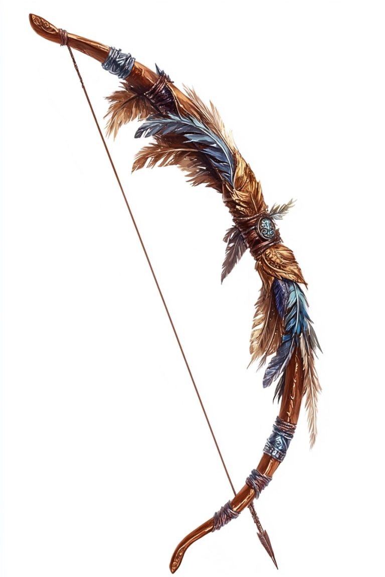 Feathered Longbow Digital Art