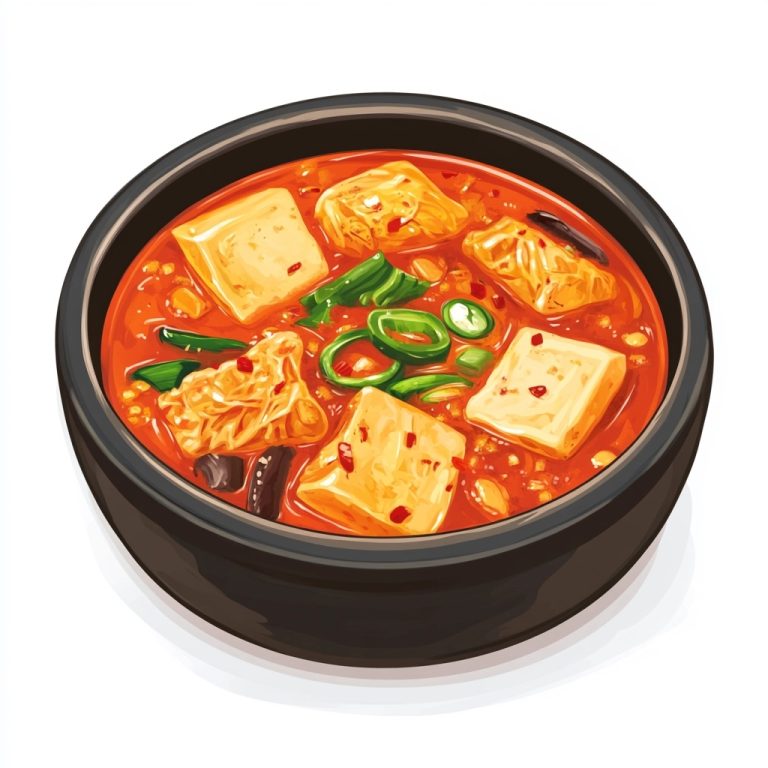 Flat Graphic Kimchi Jjigae