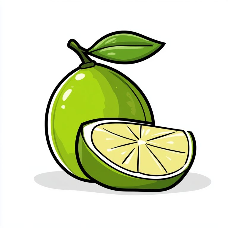 Flat Lemon Illustration