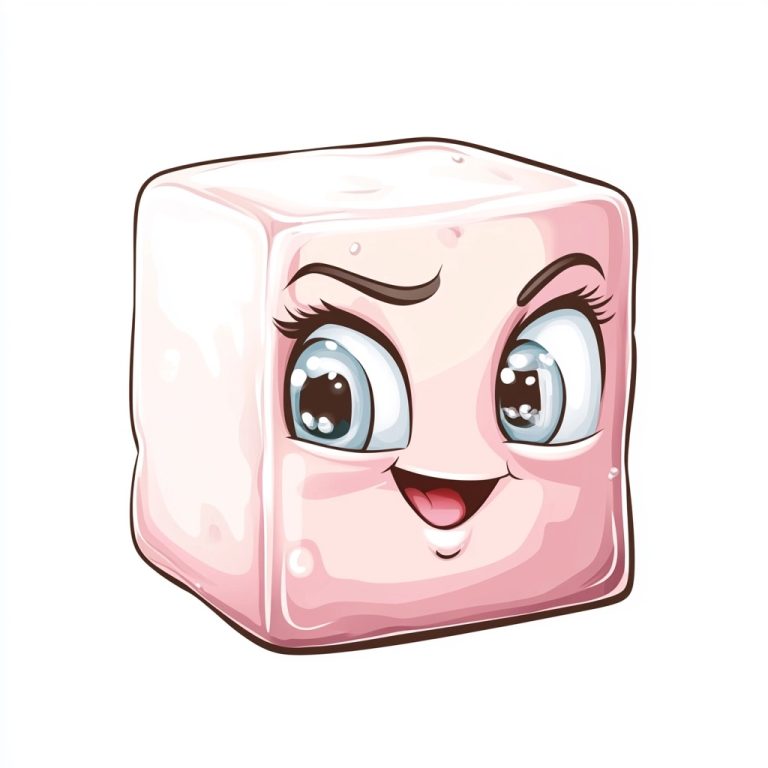 Flirtatious Cartoon Sugar Cube