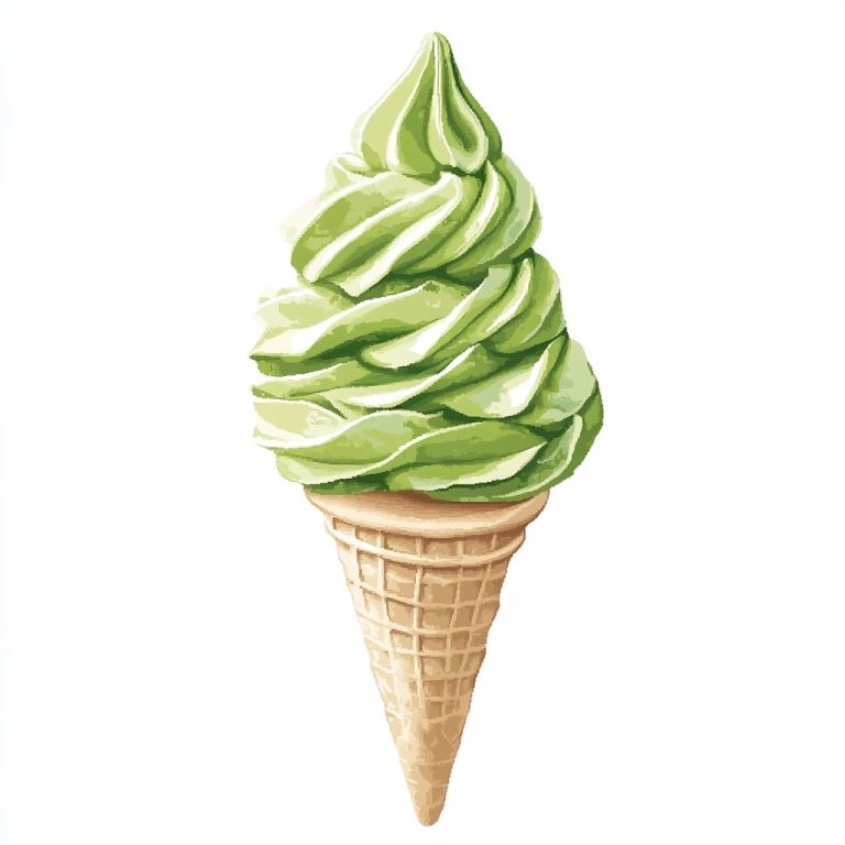 Floating Matcha Soft Serve