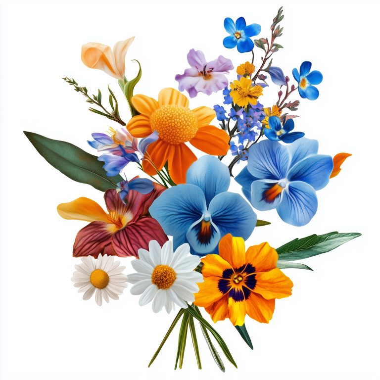 Floral Bouquet PNG Cutout