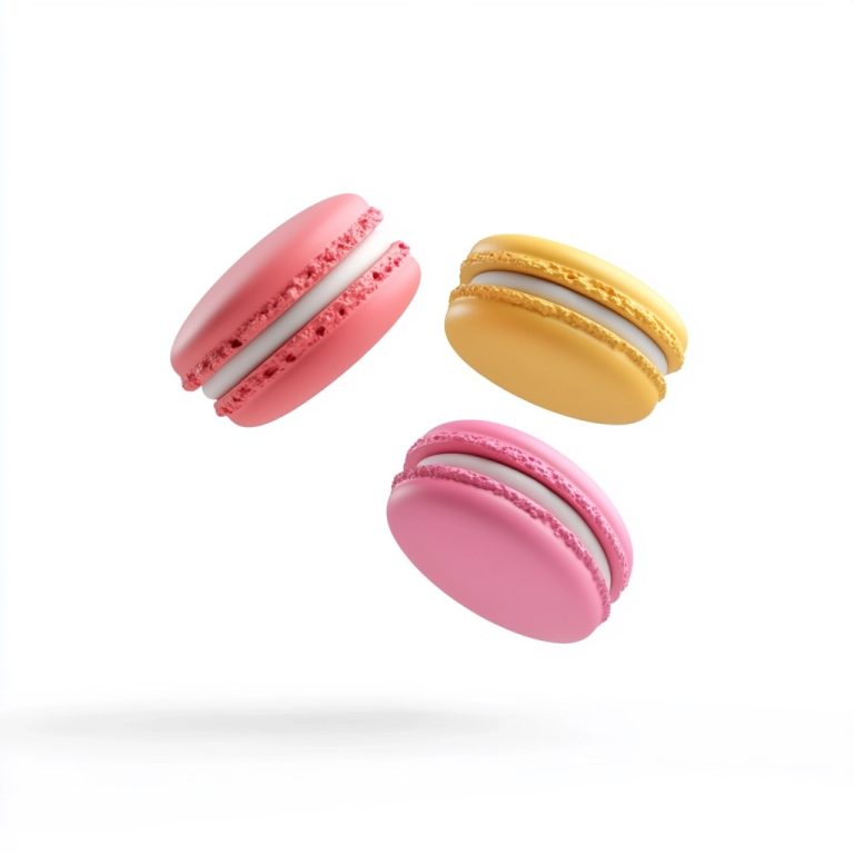 Flying Macarons in Clay