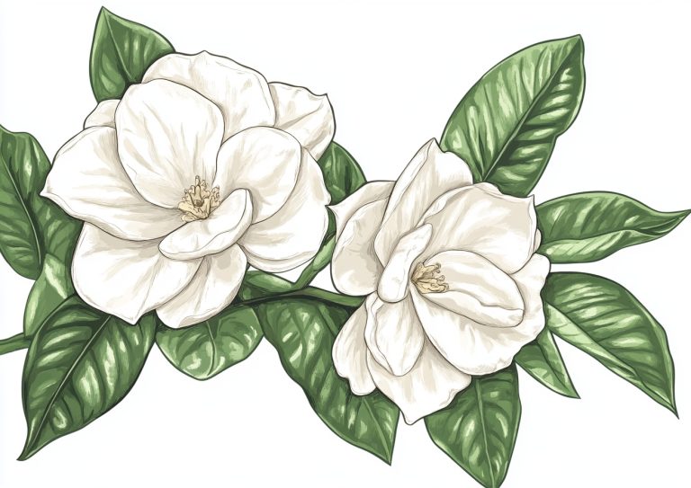 Gardenia Floral 12