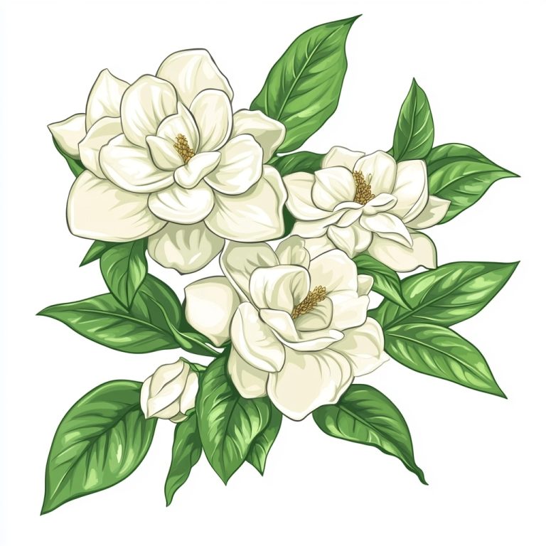 Gardenia Floral 3