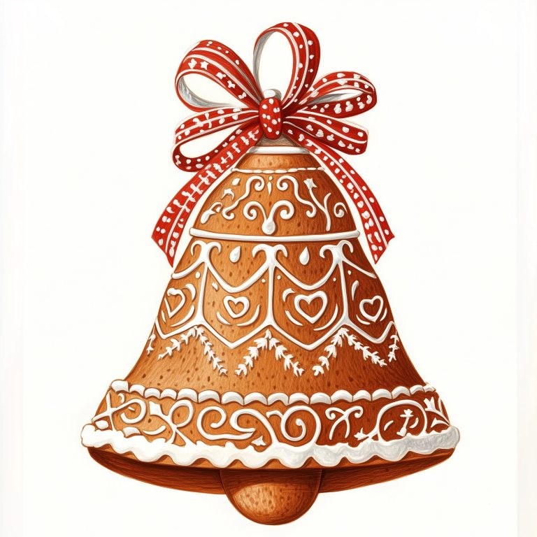 Gingerbread Bell Illustration