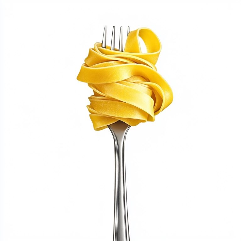 Graphic Tagliatelle Fork Twist