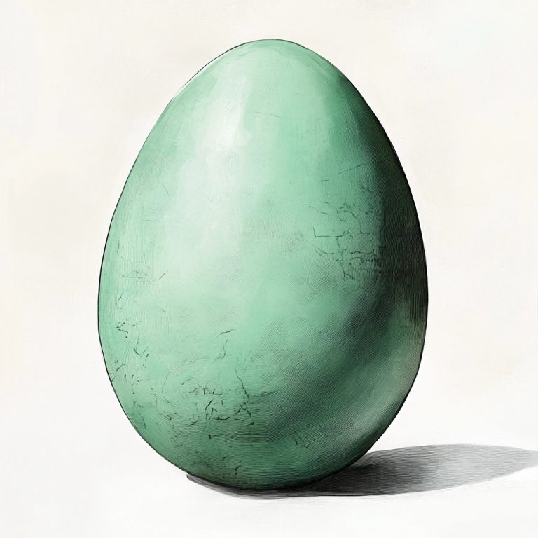 Green Egg Illustration