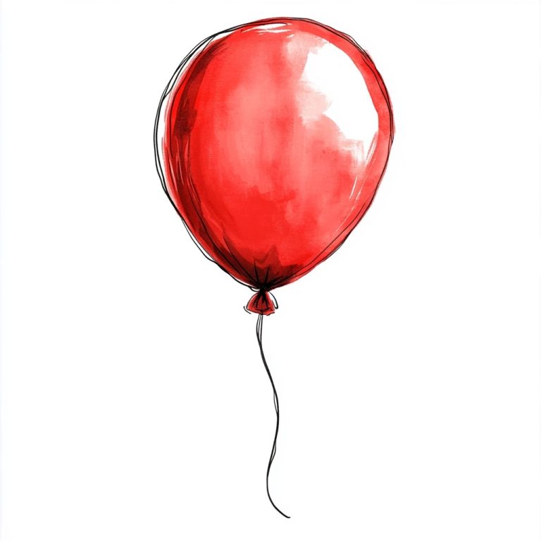 Hand Drawn Balloon Illustration