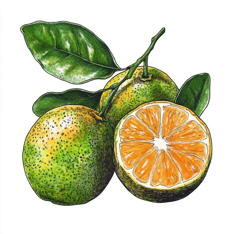 Hand Drawn Calamansi Trio