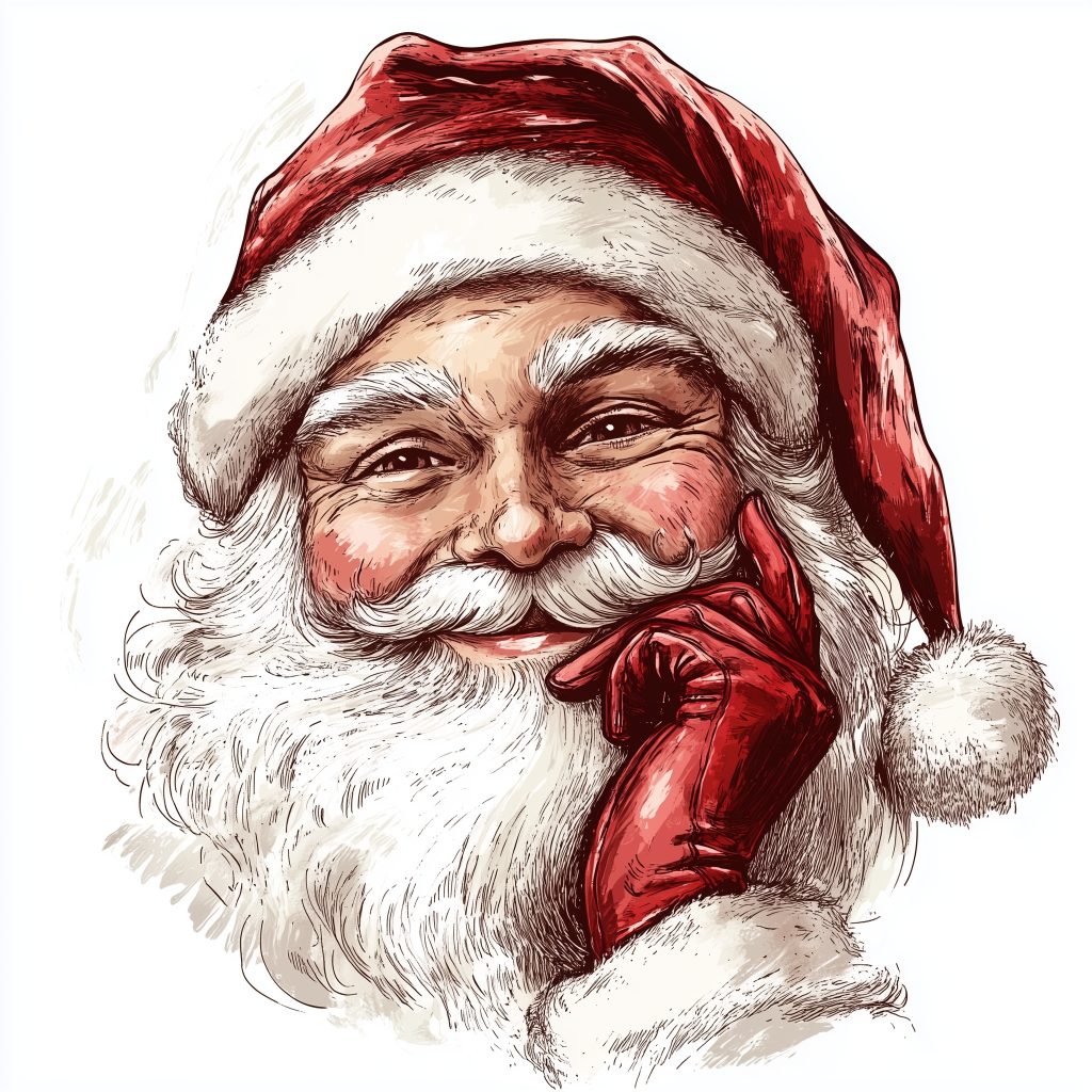 Hand Drawn Santa Claus