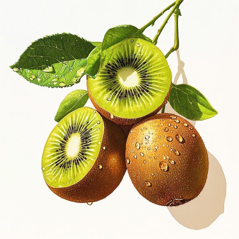 Hand Painted Kiwis and Spices