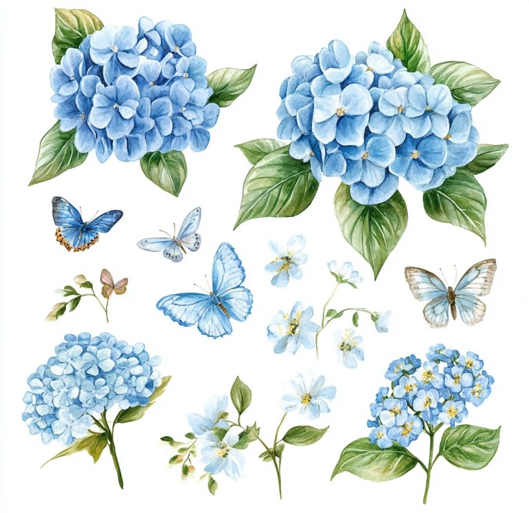 Hydrangea Floral 23