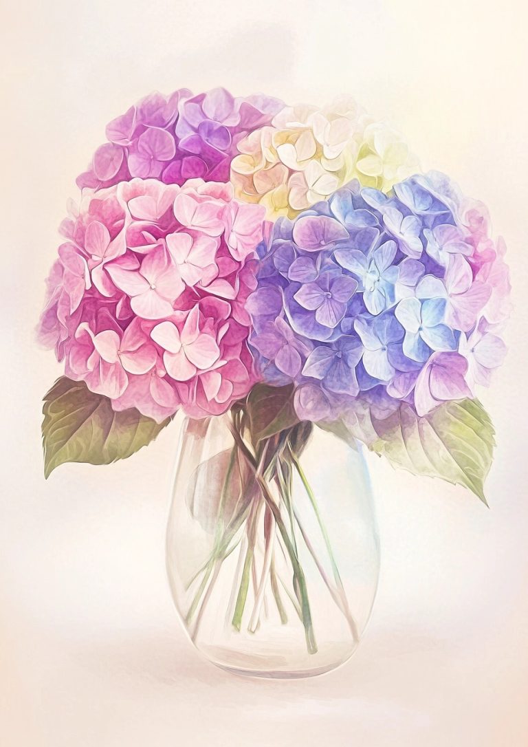 Hydrangea Floral 32