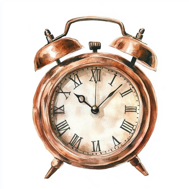 Hyper Realistic Copper Clock