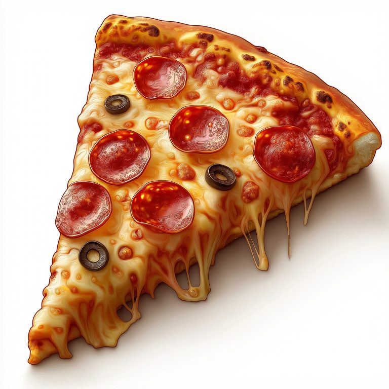 Hyper Realistic Pizza Slice