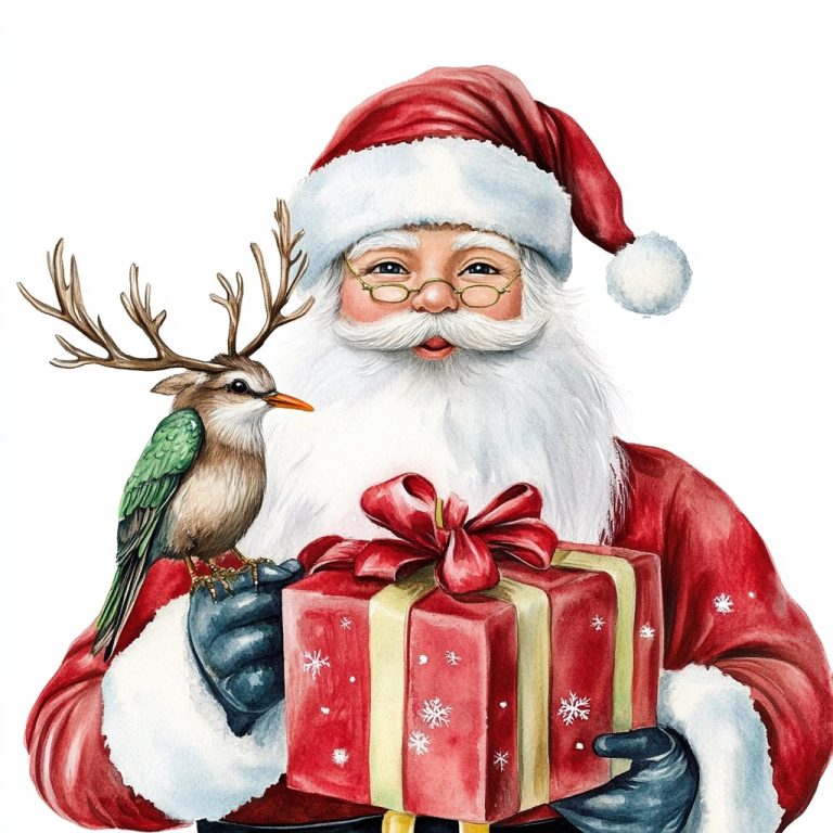 Hyper Realistic Santa Claus Clipart