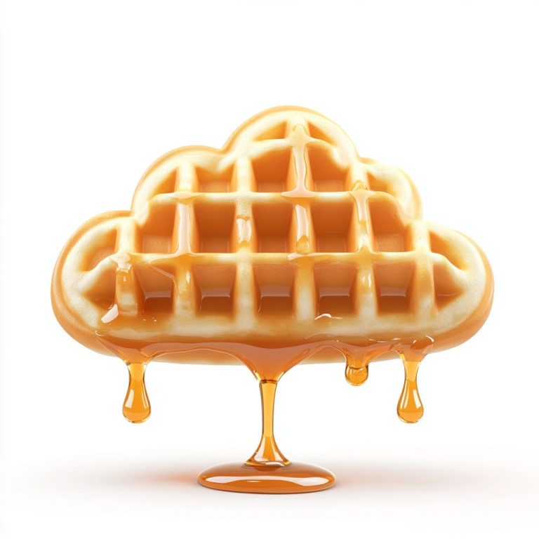 Hyper Realistic Waffle Cloud