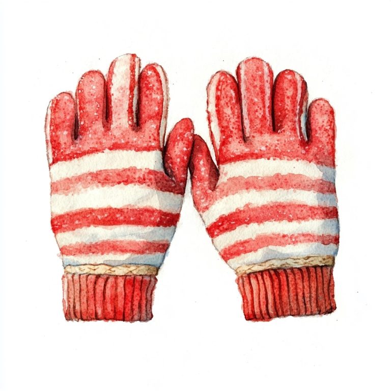 Hyper Realistic Watercolor Gloves